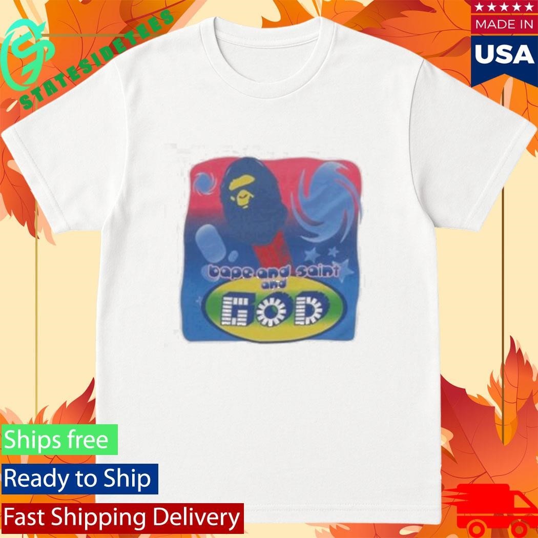 A Bathing Ape Bape X Saint Mxxxxxx God Shirt Unisex , , , Long Sleeve Tee