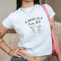Bride Tini Bit Baby Bride Shirt Martini Bachelorette Party Baby Martini Bride Bridesmaid Y2K Baby T-Shirts