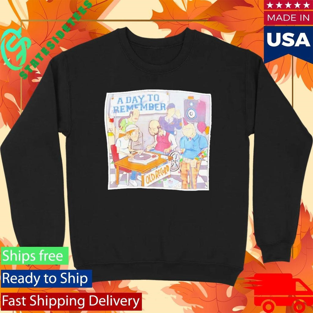 A Day To Remember Old Record Shirt Unisex , , , Long Sleeve Tee