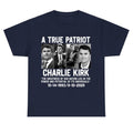 True American Patriotic Charlie Kirk Greatness Our Nation Lies Power Potential Individuals American Flag USA T-Shirts