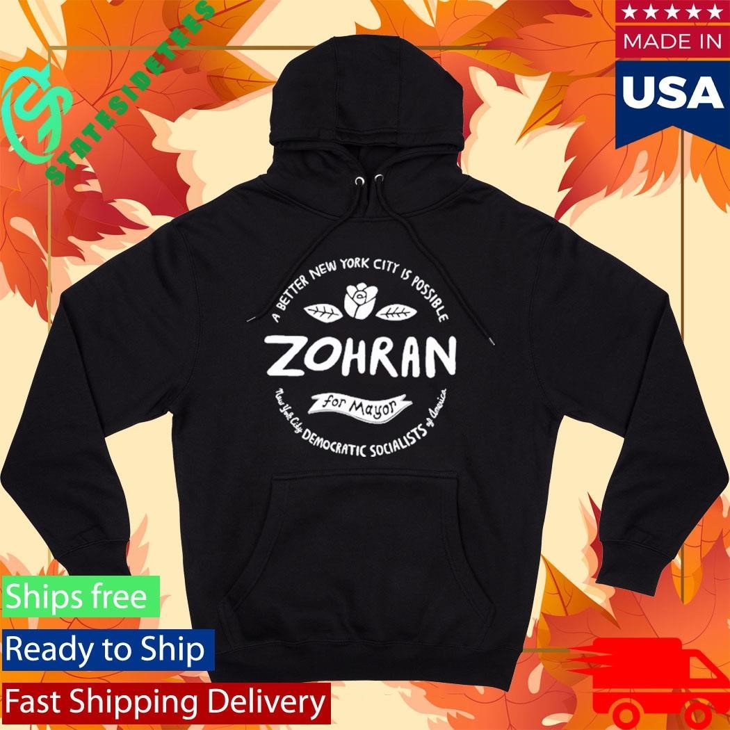 A better New York City Is Possible Zohran For Mayor Logo RED Shirt Unisex , , , Long Sleeve Tee