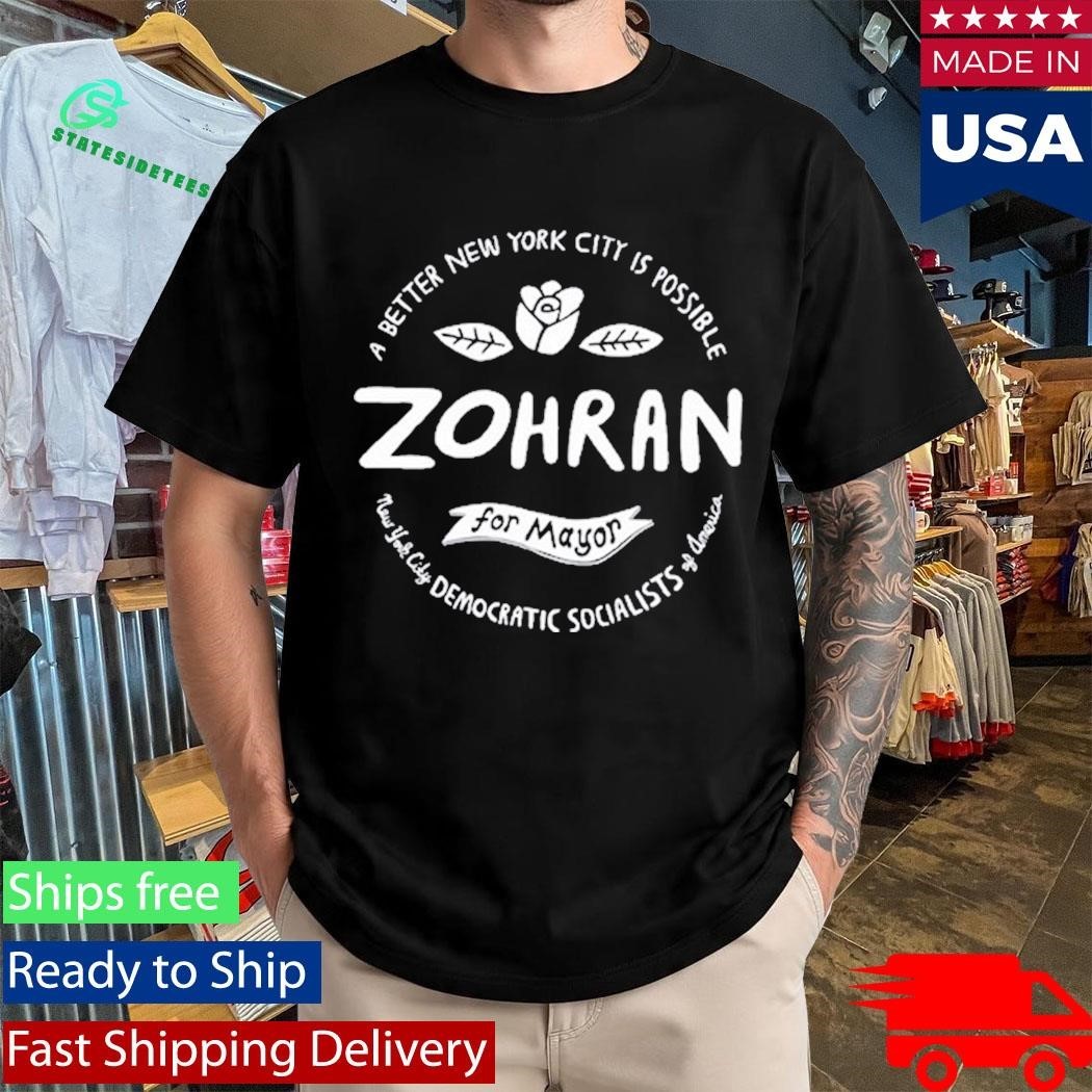 A better New York City Is Possible Zohran For Mayor Logo RED Shirt Unisex , , , Long Sleeve Tee