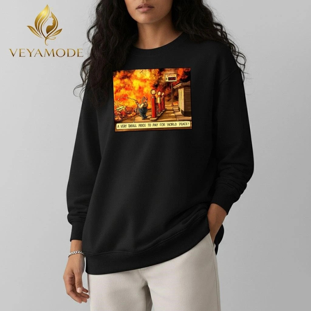 A very small price to pay for world peace School Fire Trump tee Unisex , , , Long Sleeve Tee