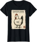 Funny Japanese Art Chicken Game Graphic Tee Men Women Teens T-Shirt