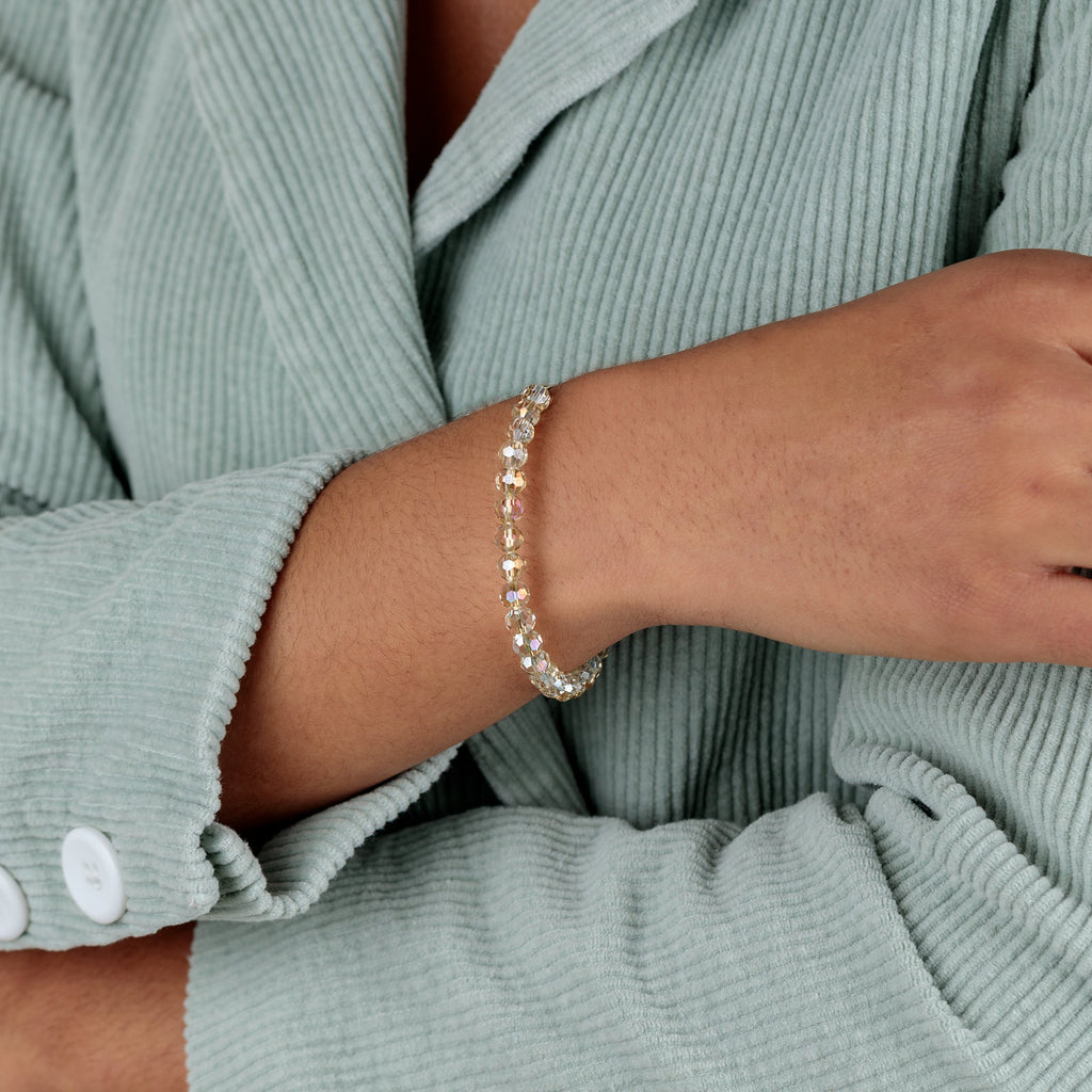 Starburst Beaded Bangle Golden T-Shirts