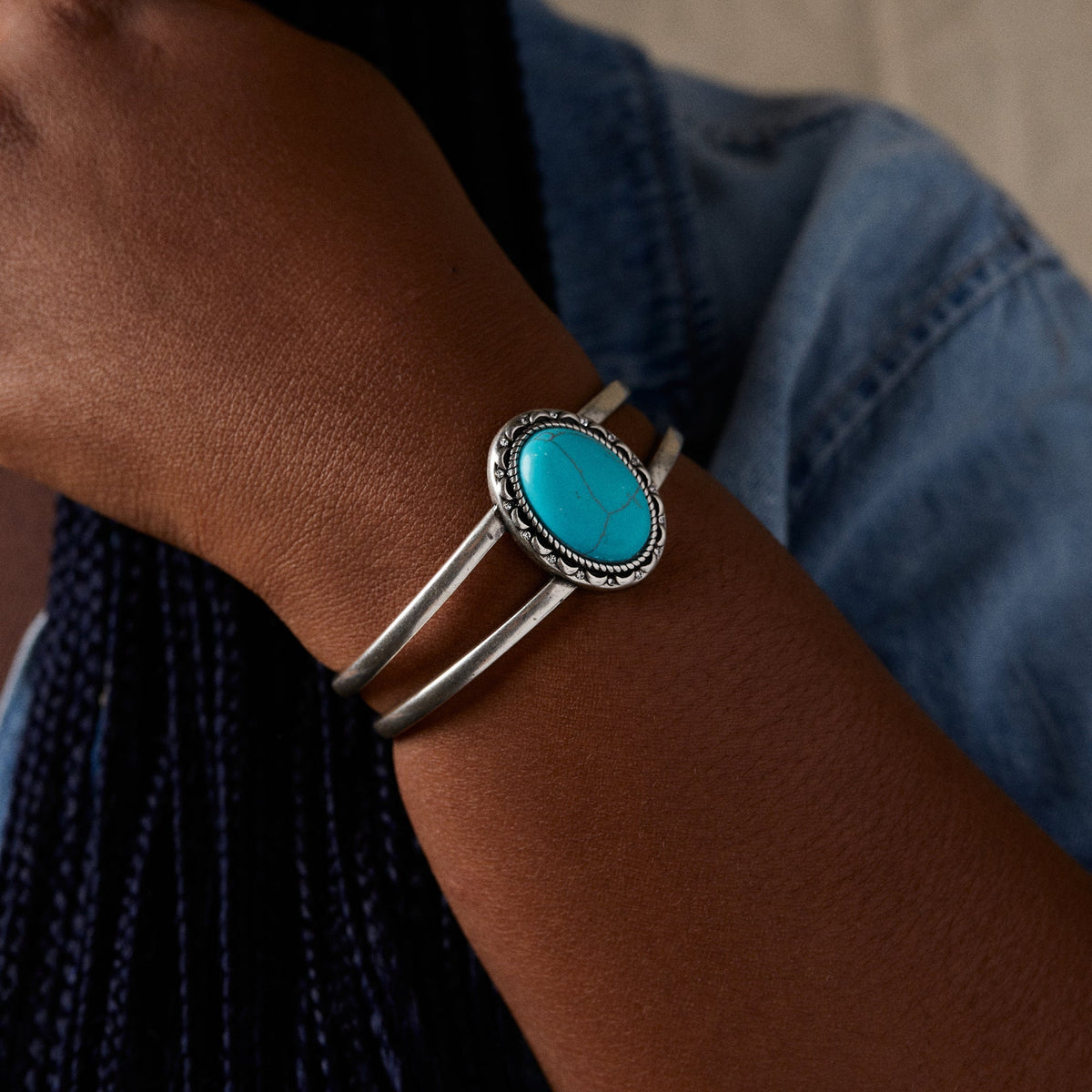Vintage Turquoise Statement Cuff T-Shirts