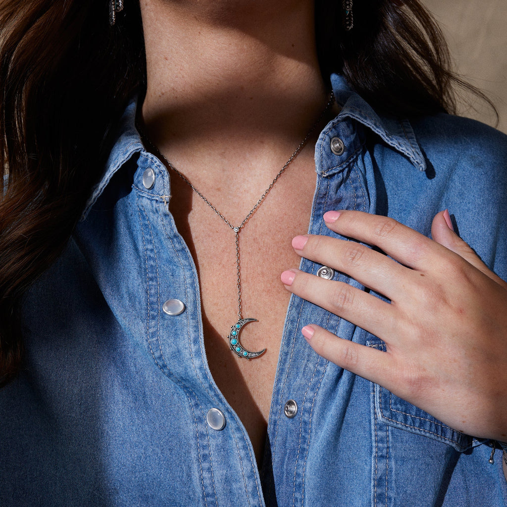 Turquoise Lariat Necklace T-Shirts