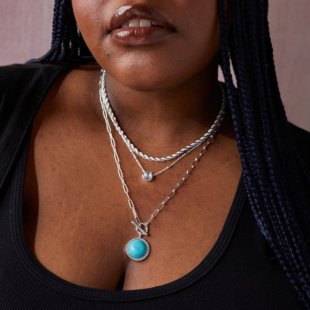 Turquoise Toggle Necklace T-Shirts