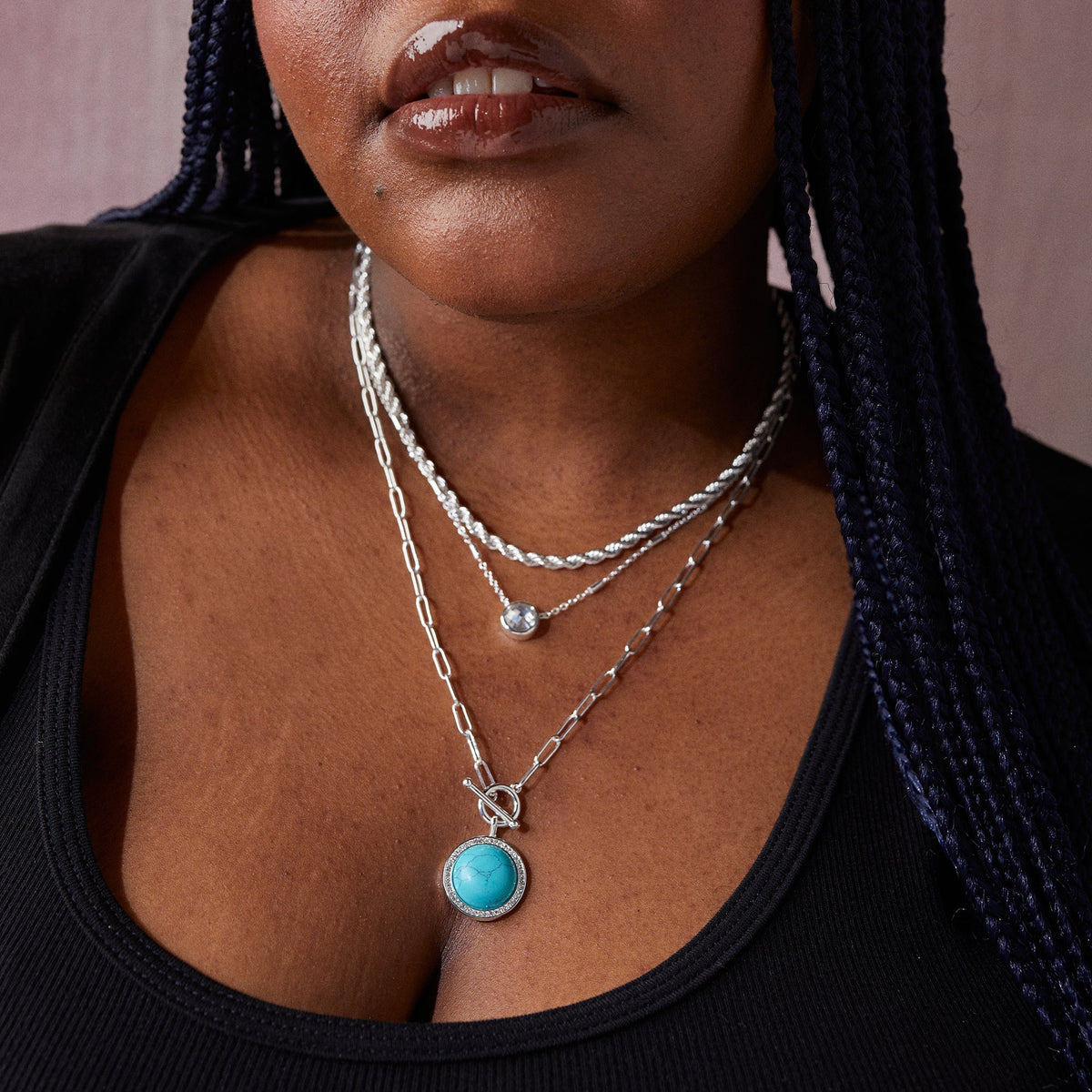 Turquoise Toggle Necklace T-Shirts