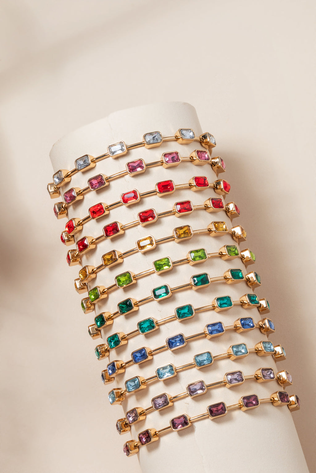 January Birthstone Emerald Cut Bangle T-Shirts