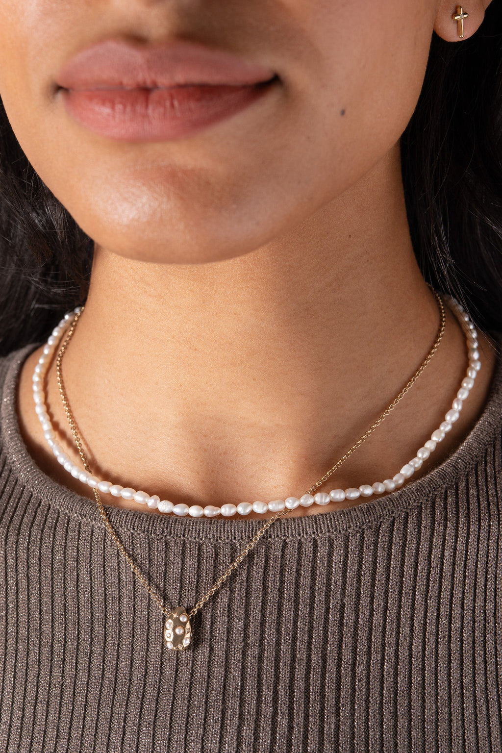 Freshwater Pearl Necklace T-Shirts
