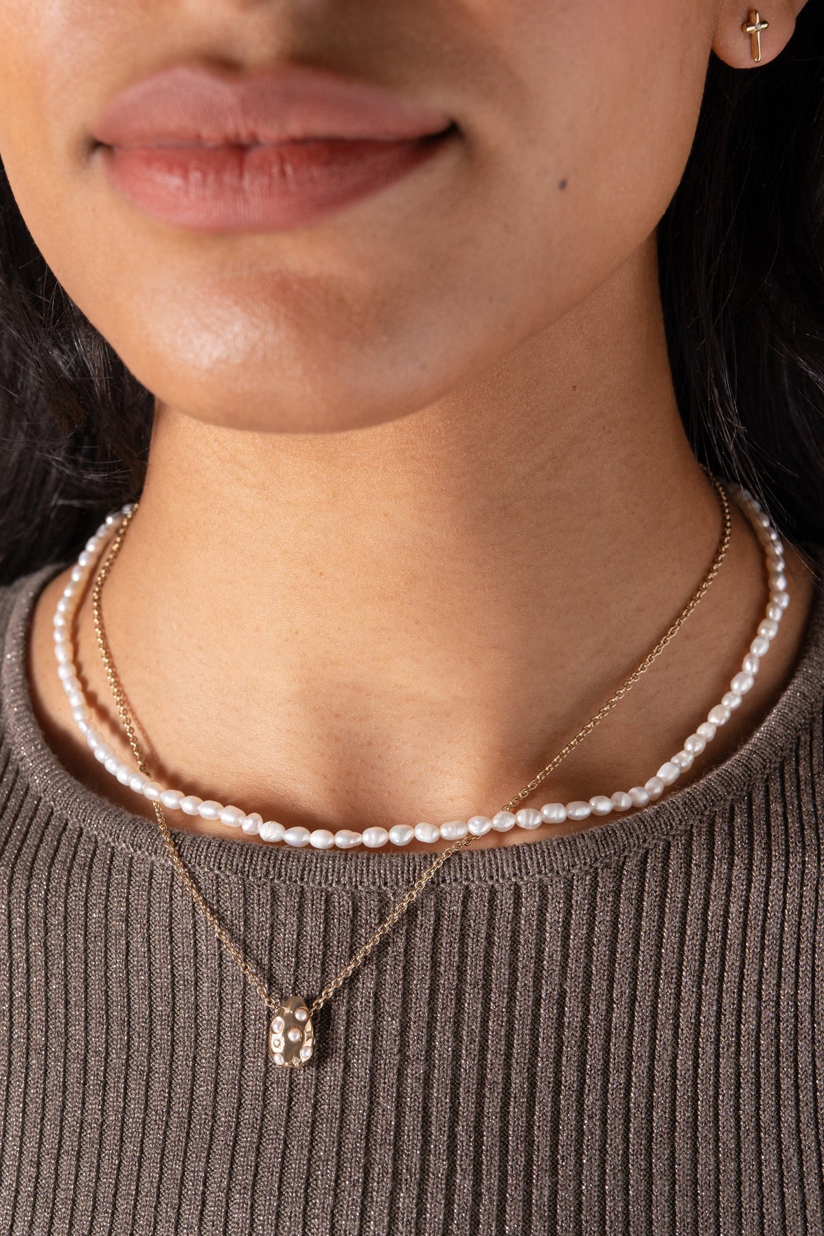 Freshwater Pearl Necklace T-Shirts