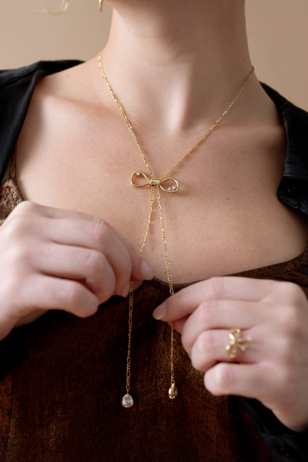 Coquette Bow Necklace T-Shirts