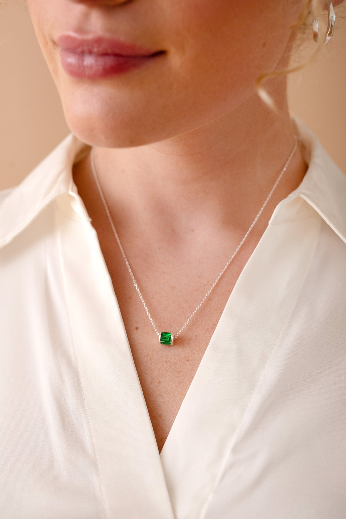 May Birthstone Precious Pendant Necklace T-Shirts