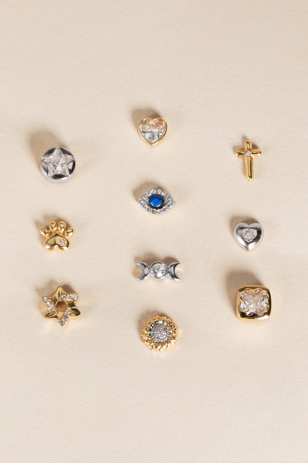 Crystal Heart Mini Stud Earrings T-Shirts