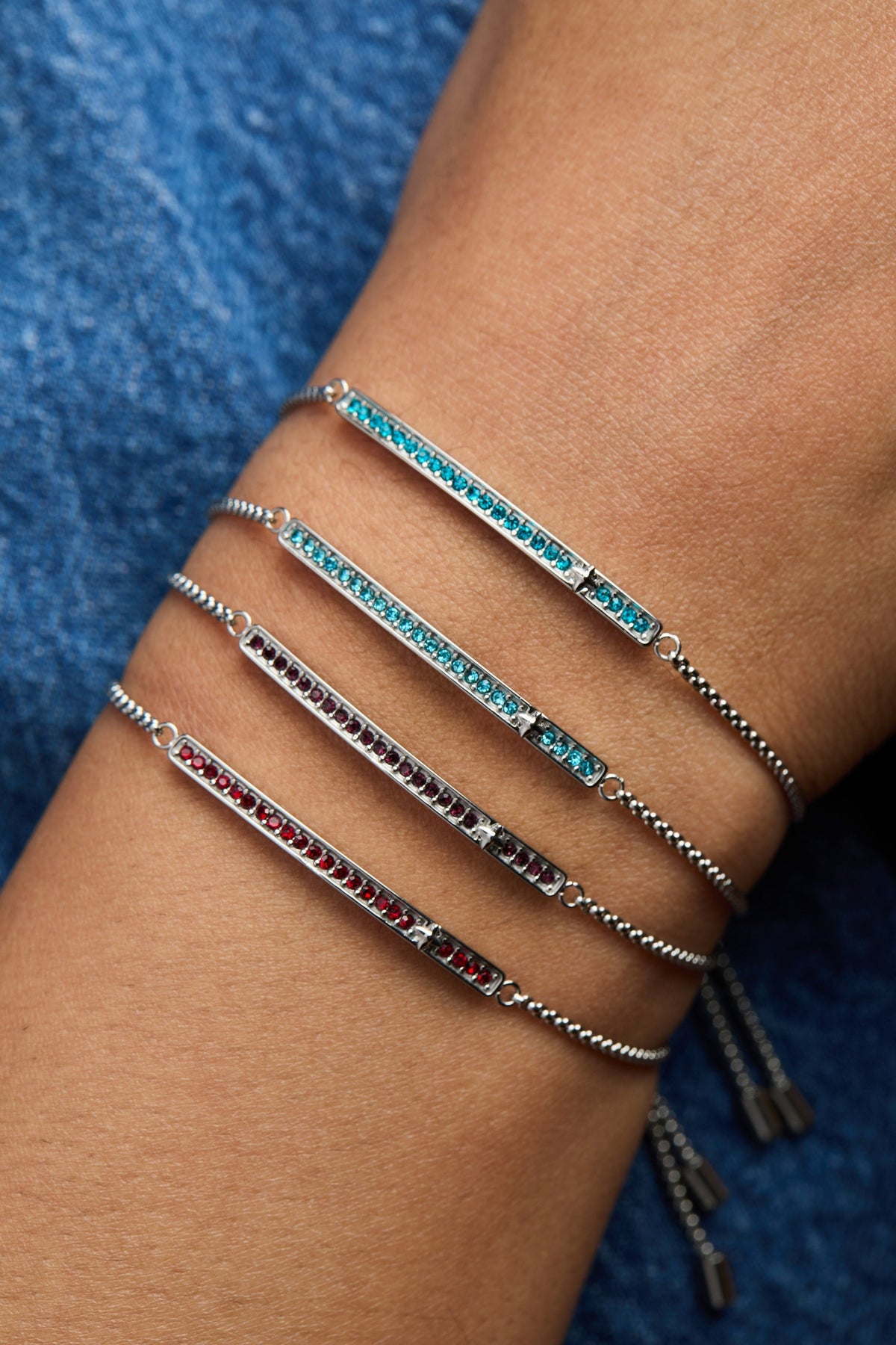 December Everyday Birthstone Pave Bolo Bracelet T-Shirts