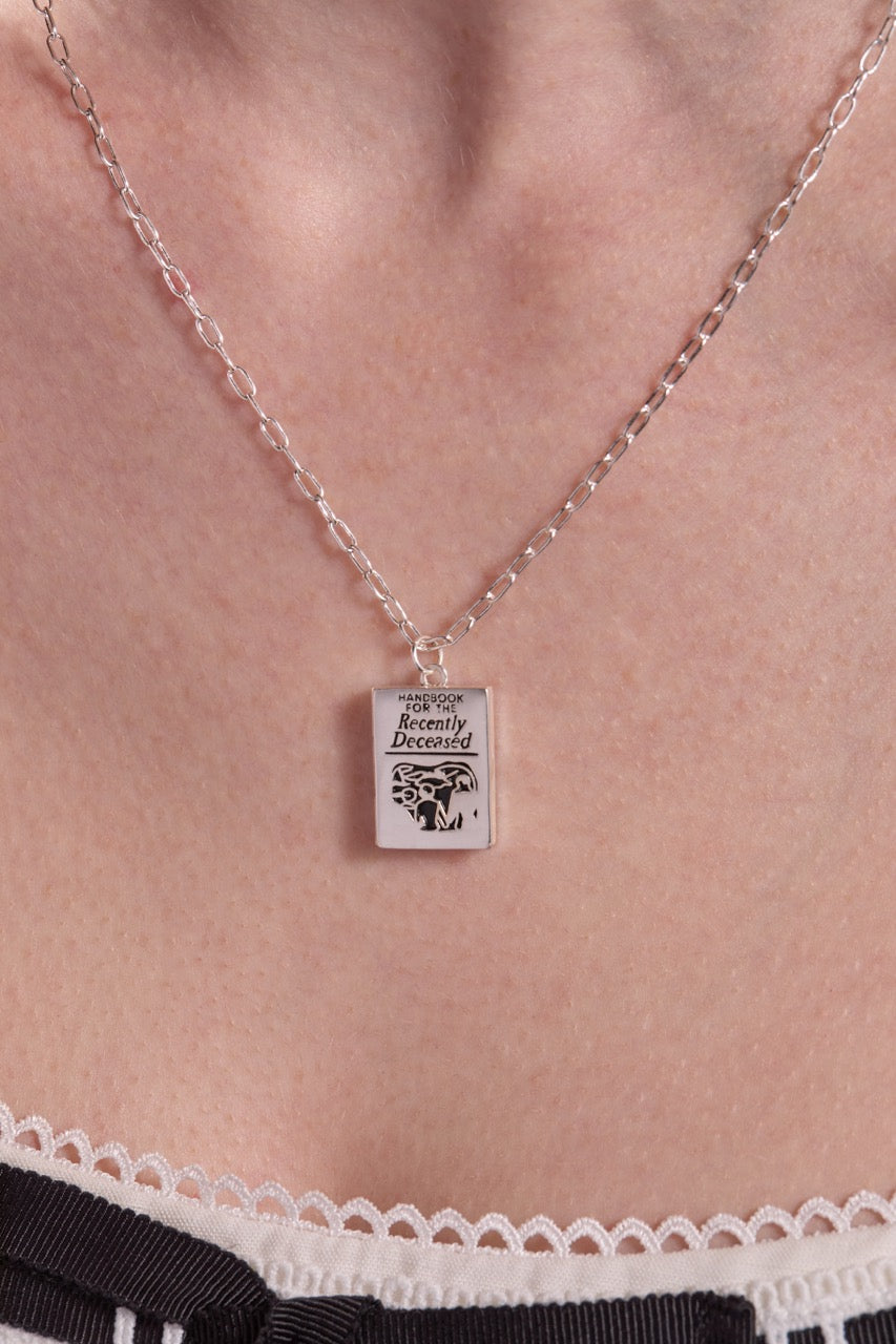 BEETLEJUICE™ 'Handbook Recently Deceased' Pendant Necklace T-Shirts