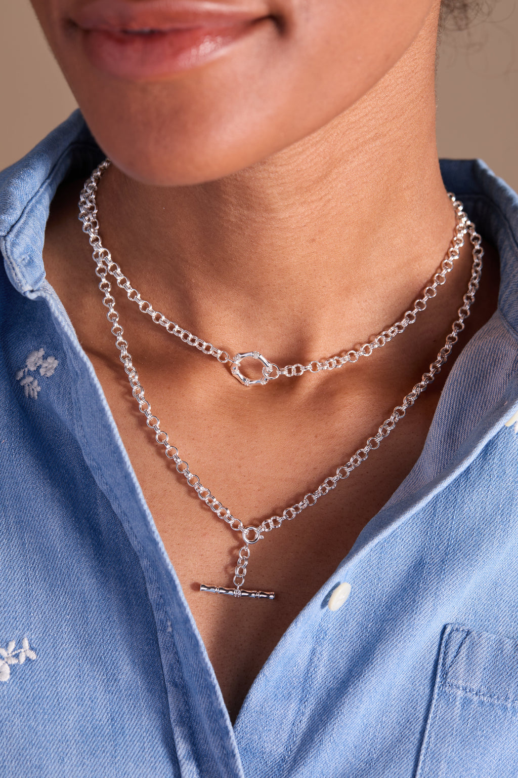 Bamboo Convertible Necklace Bracelet T-Shirts