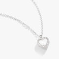 Textured Heart Locket Necklace T-Shirts