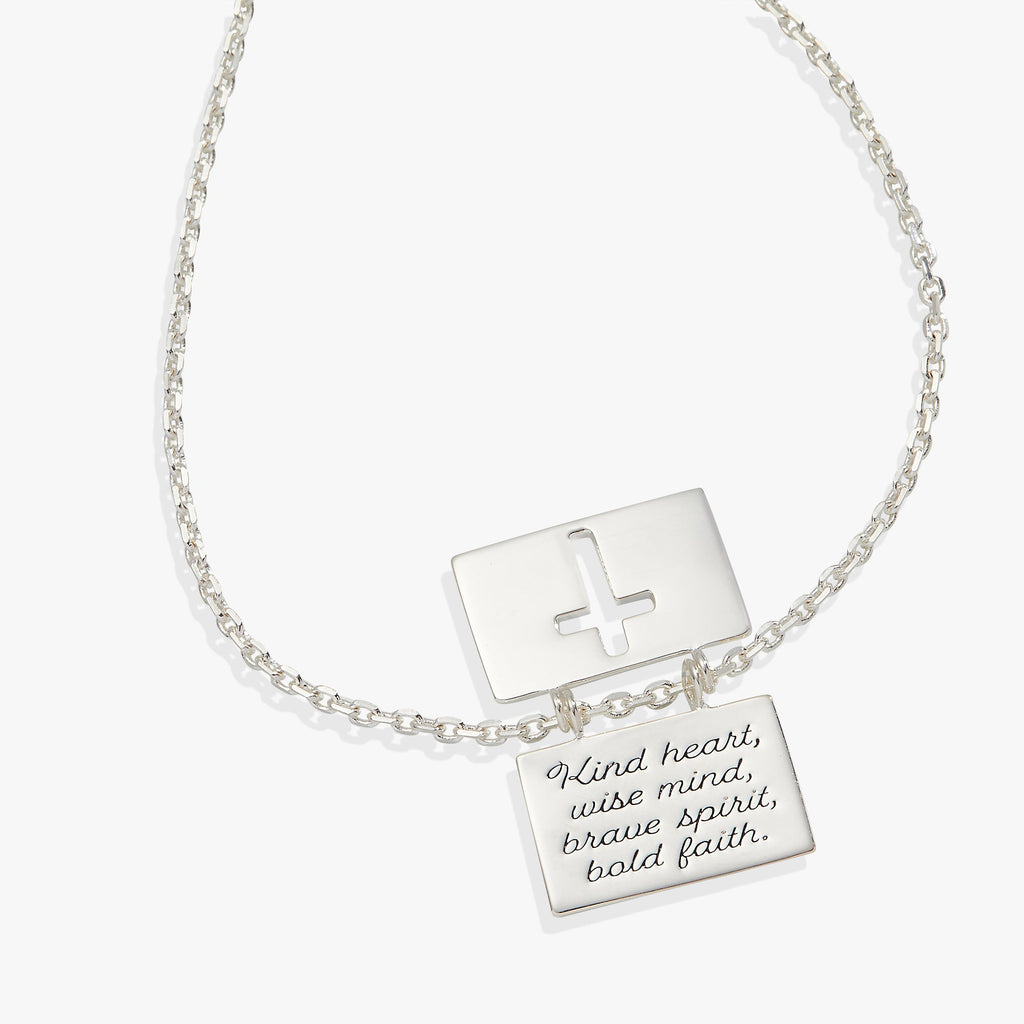 Hidden Message Cross Affirmation Necklace T-Shirts