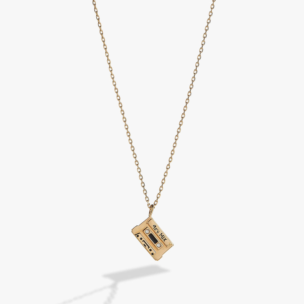 ‘90s Nostalgia Cassette Necklace T-Shirts