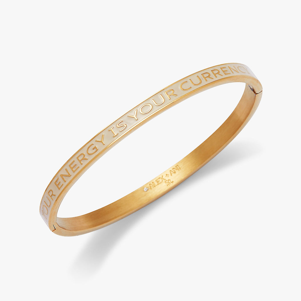 'Your Energy Is Your Currency' Hinge Bangle T-Shirts