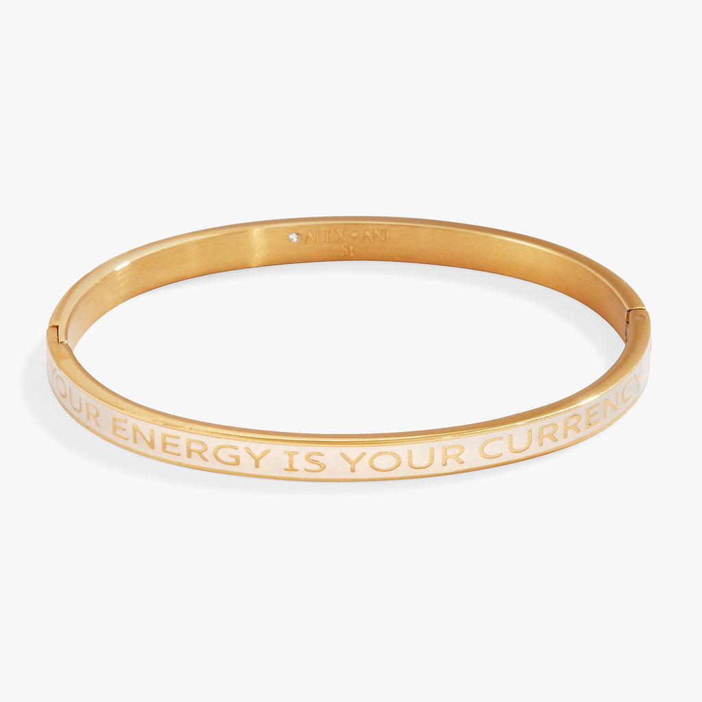 'Your Energy Is Your Currency' Hinge Bangle T-Shirts
