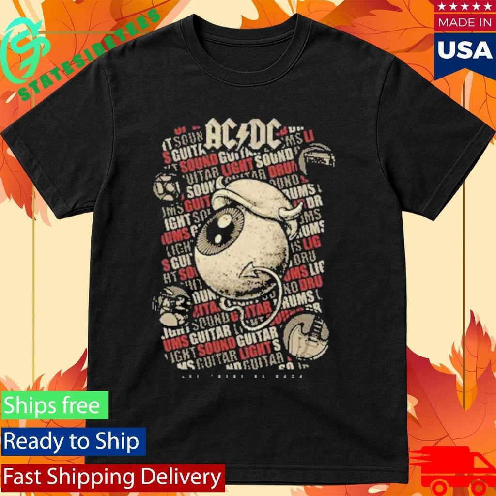 ACDC x Dr Bemoll Let There Be Rock Guitar Sound Light Shirt Unisex , , , Long Sleeve Tee