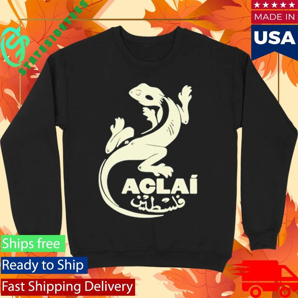 ACLAÍ Palestine Organic Shirt Unisex , , , Long Sleeve Tee