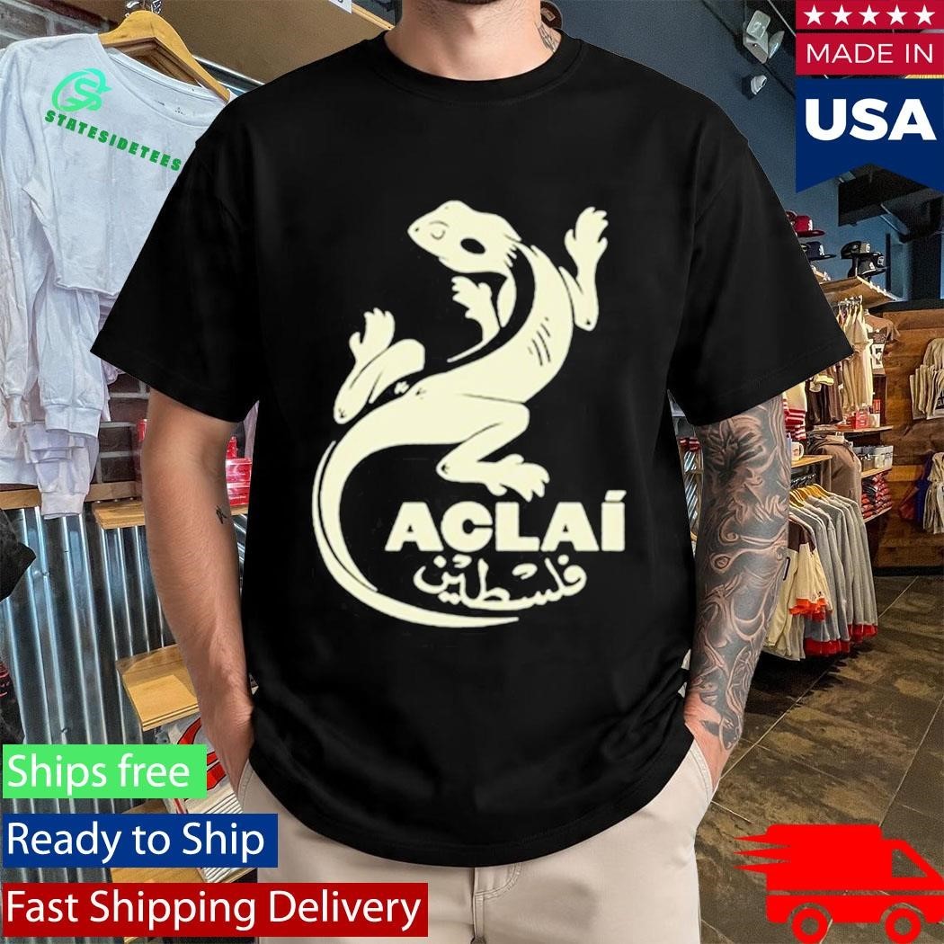 ACLAÍ Palestine Organic Shirt Unisex , , , Long Sleeve Tee
