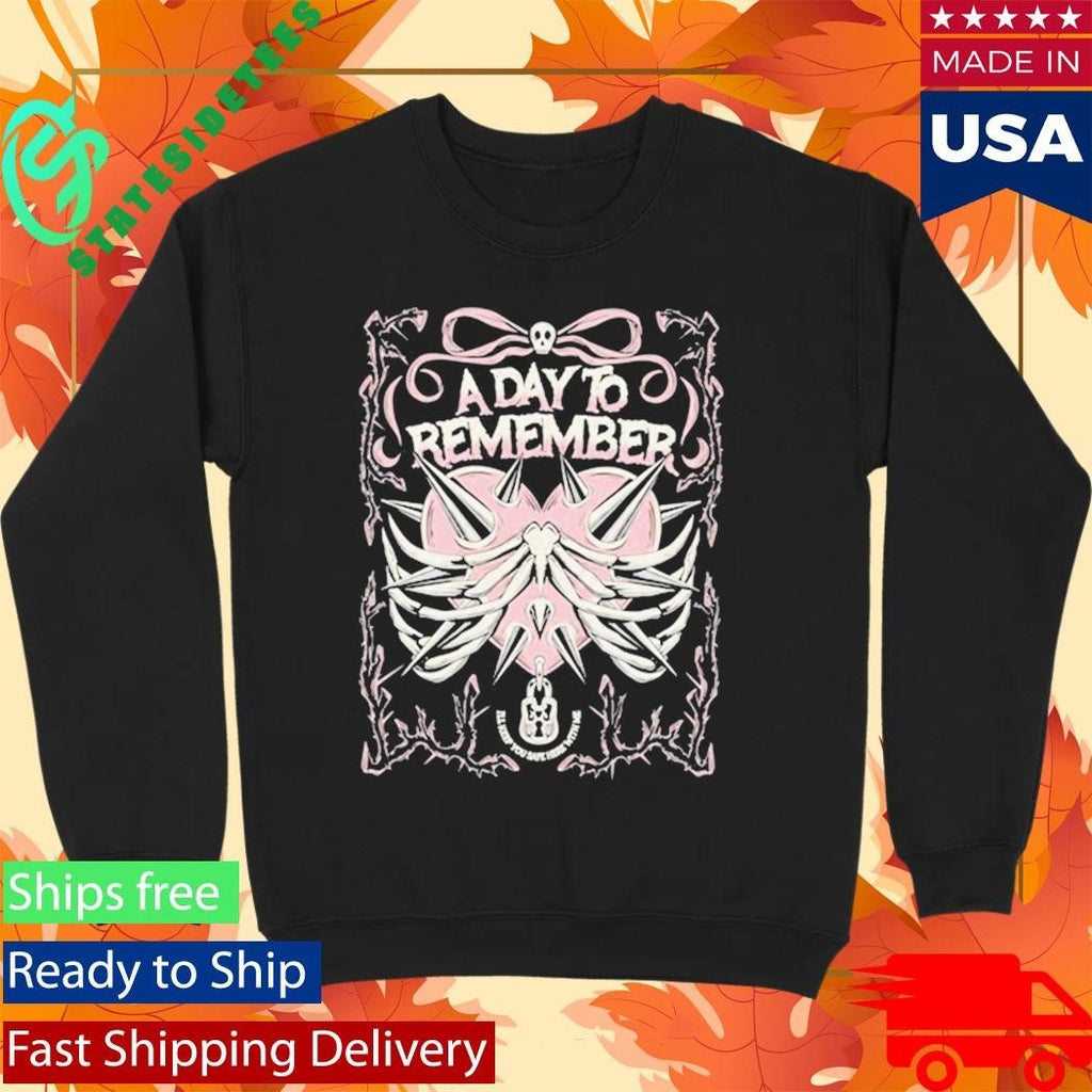 ADTR Spiked Heart Shirt Unisex , , , Long Sleeve Tee