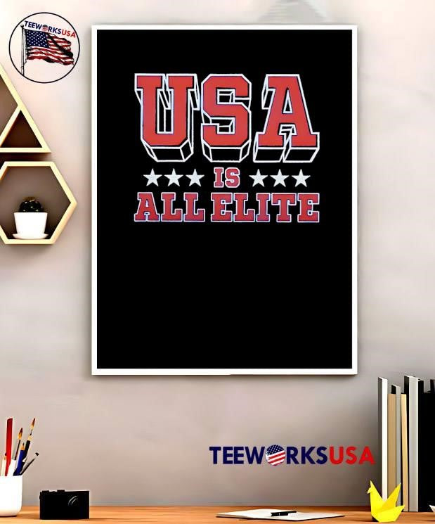 AEW Apparel USA is All Elite Wrestling T-Shirt