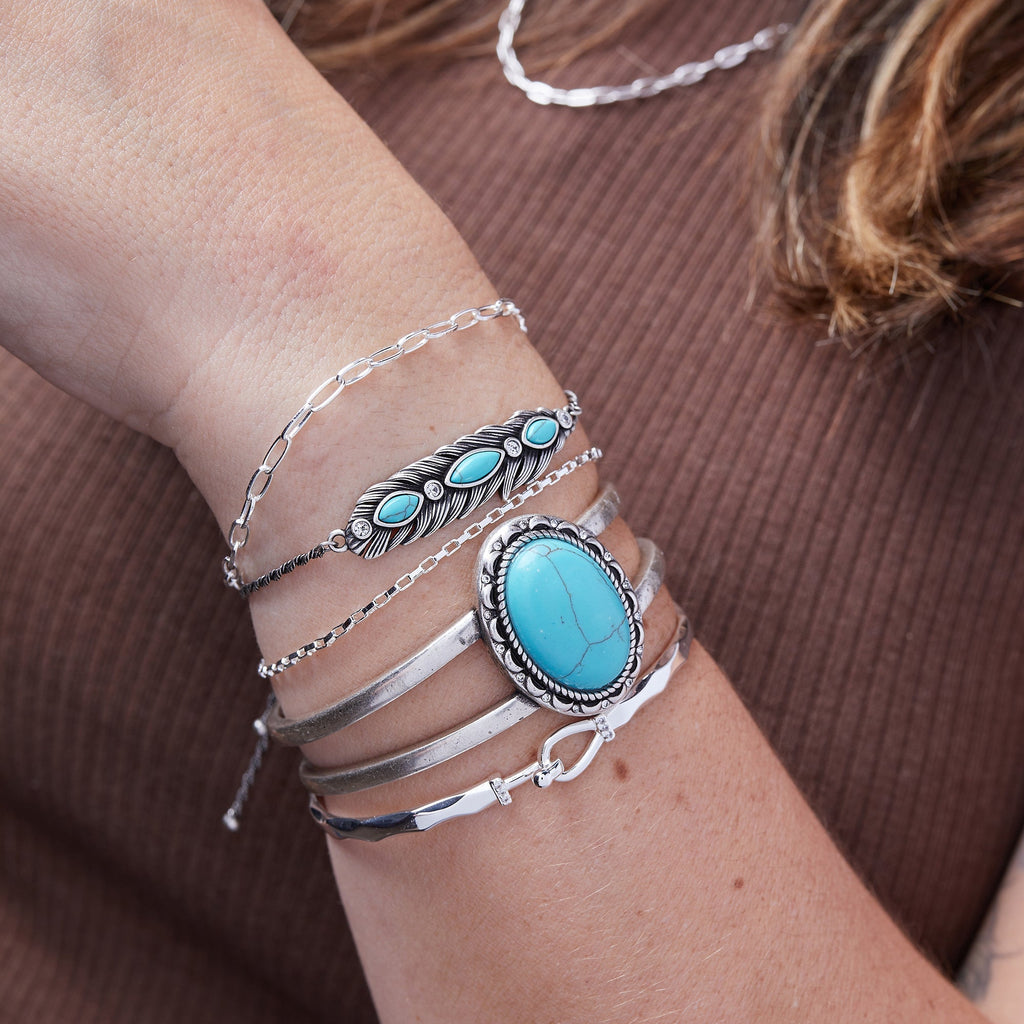 Vintage Turquoise Statement Cuff T-Shirts