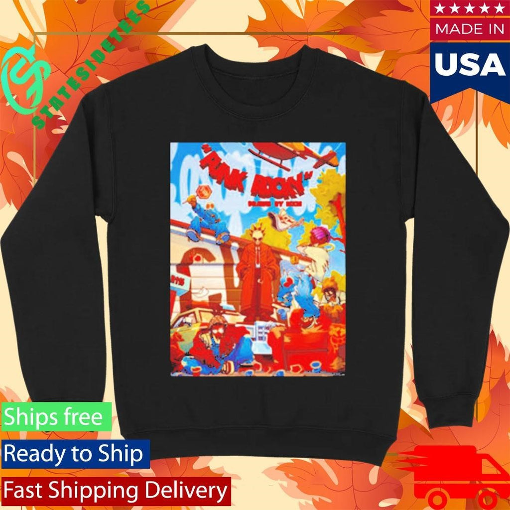 ASAP Rocky x Tim Burton Don’t Be Dumb Punk Rocky Art By MXM Shirt Unisex , , , Long Sleeve Tee