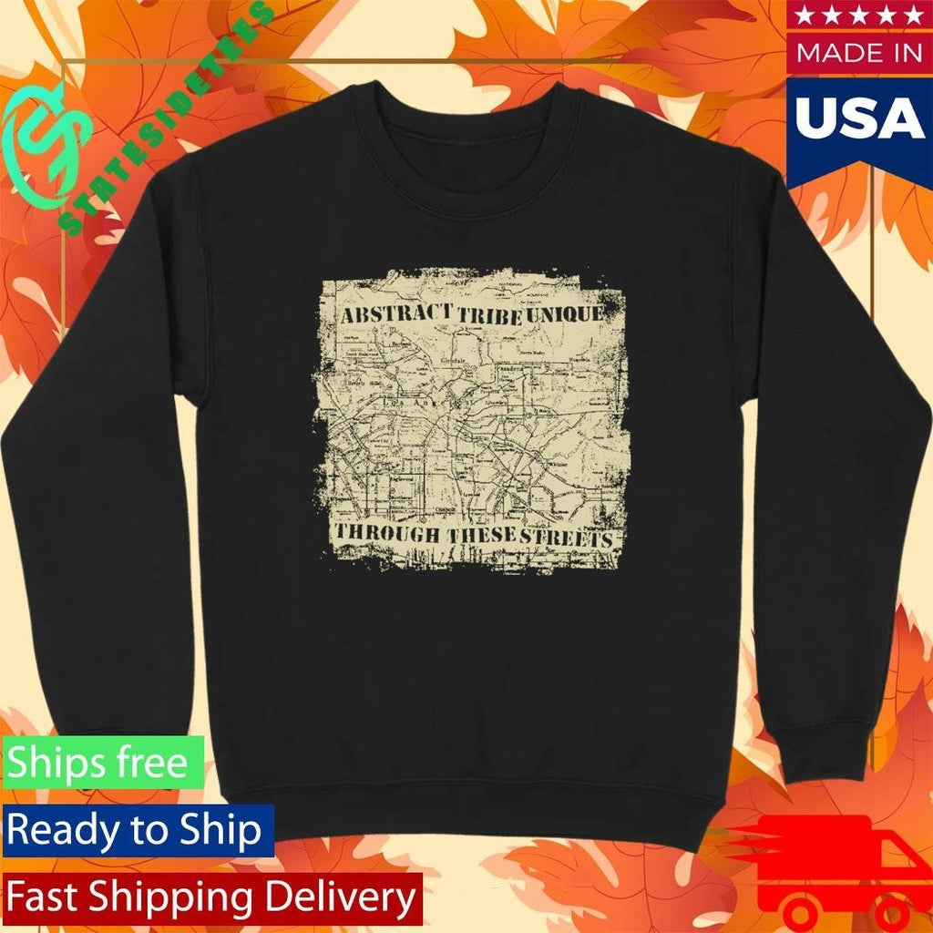 Abstract Tribe Unique Through These Streets Unisex , , , Long Sleeve Tee
