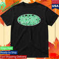 Ac Dc Shamrock Green Logo With Black Unisex , , , Long Sleeve Tee