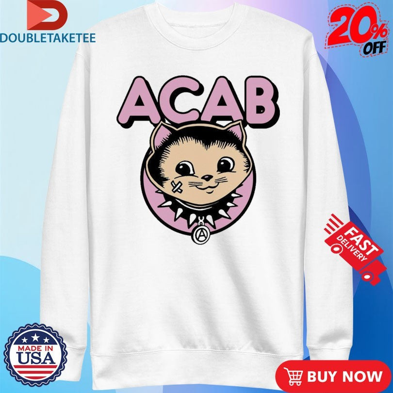 Acab Cat Krime Unisex , , , Long Sleeve Tee