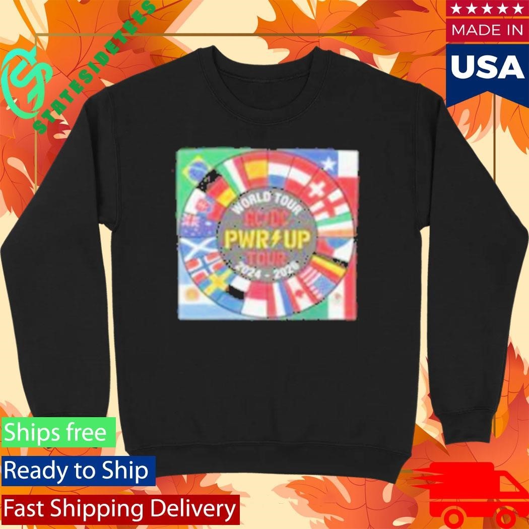 Acdc Brazil Pwr Up Tour Unisex , , , Long Sleeve Tee