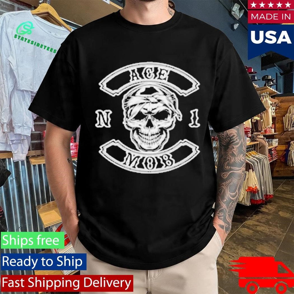 Ace Mob Skull Mob Shirt Unisex , , , Long Sleeve Tee