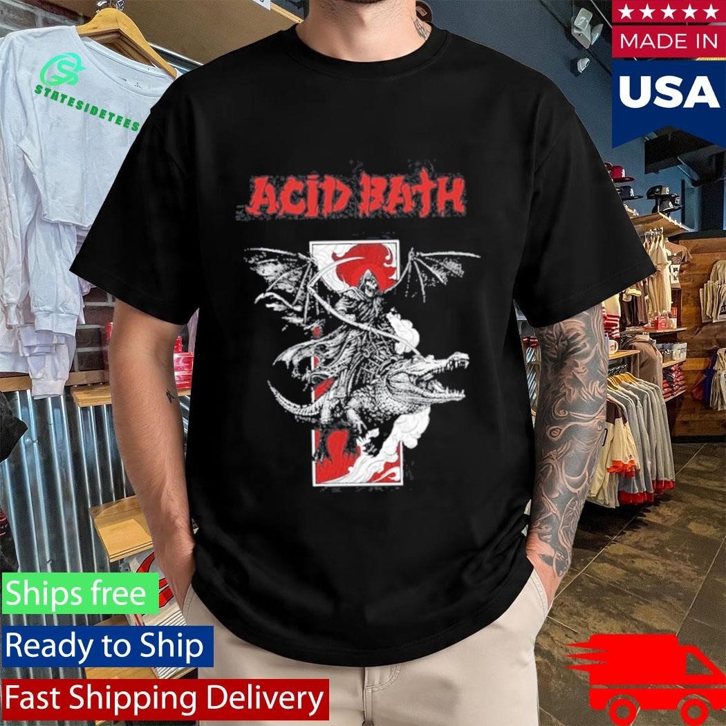 Acid Bath Alligator Wall Shirt Unisex , , , Long Sleeve Tee