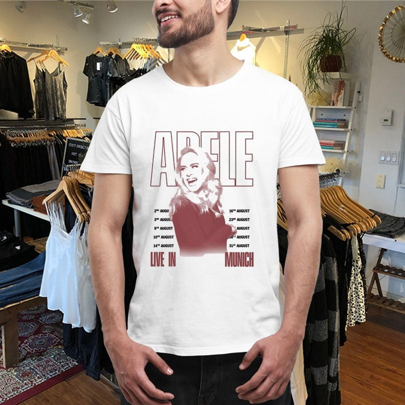 Adele Live In Munich Pink Lips Unisex , , , Long Sleeve Tee
