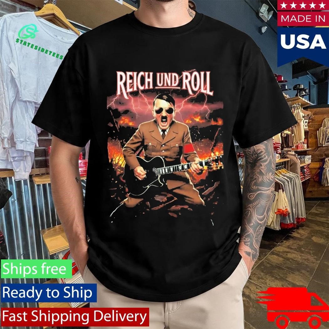 Adolf Hitler Reich Und Roll Shirt Unisex , , , Long Sleeve Tee