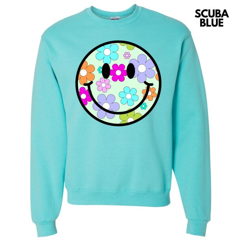 Adorable Floral Happy Face 'NLB' T-Shirts