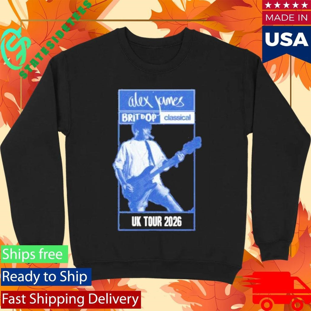 Alex James Britpop Classical Tour Shirt Unisex , , , Long Sleeve Tee