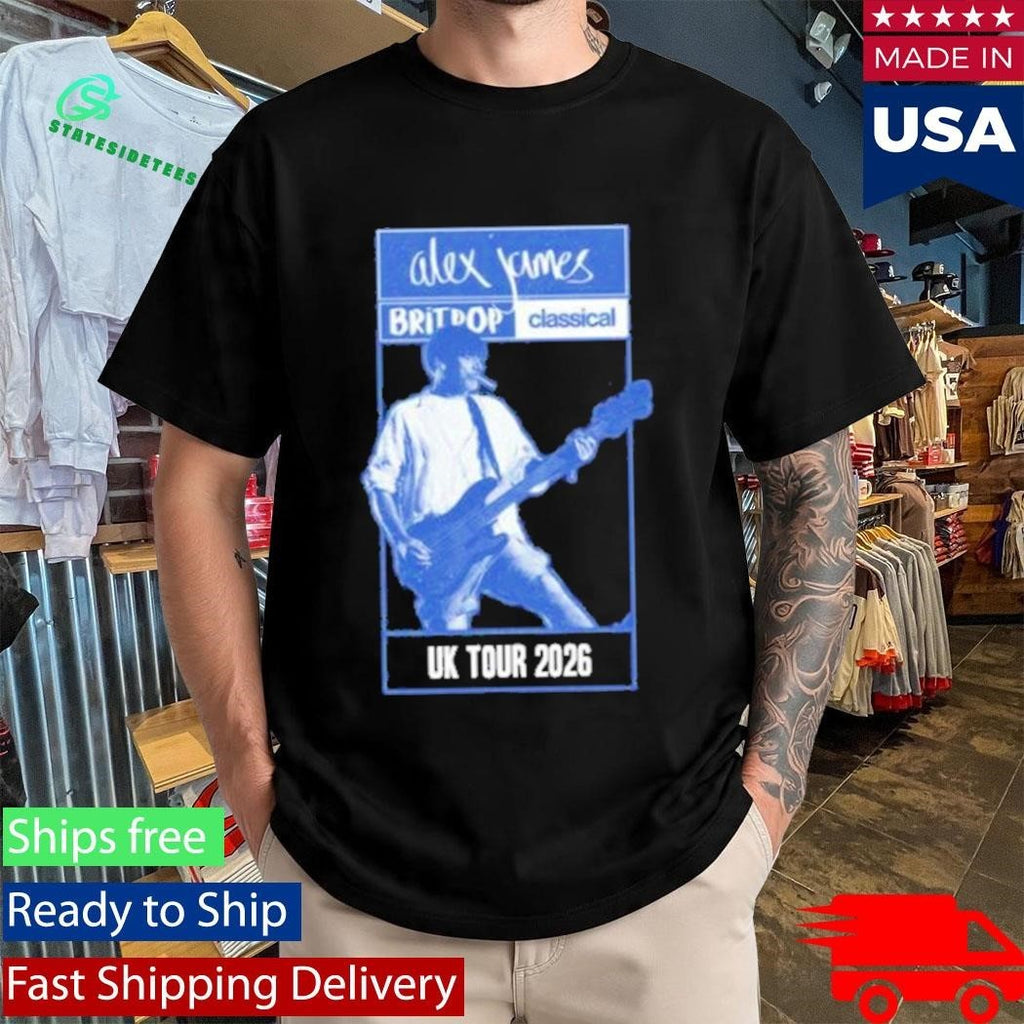 Alex James Britpop Classical Tour Shirt Unisex , , , Long Sleeve Tee