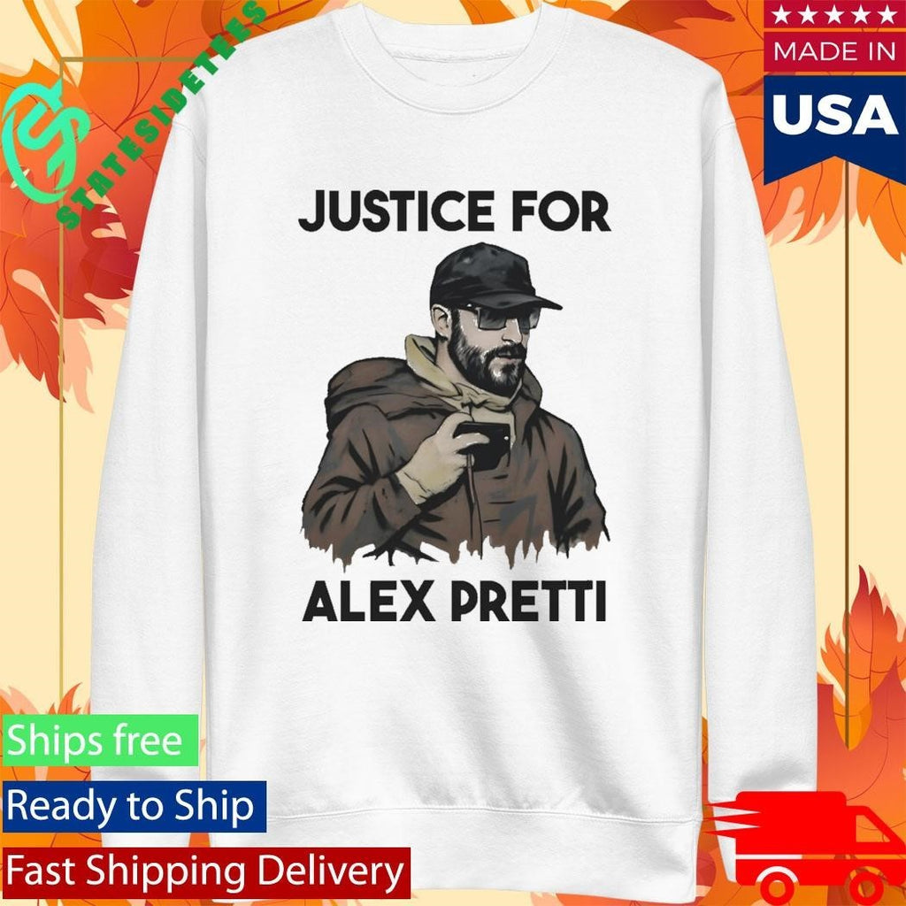 Alex Pretti Justice For Shirt Unisex , , , Long Sleeve Tee