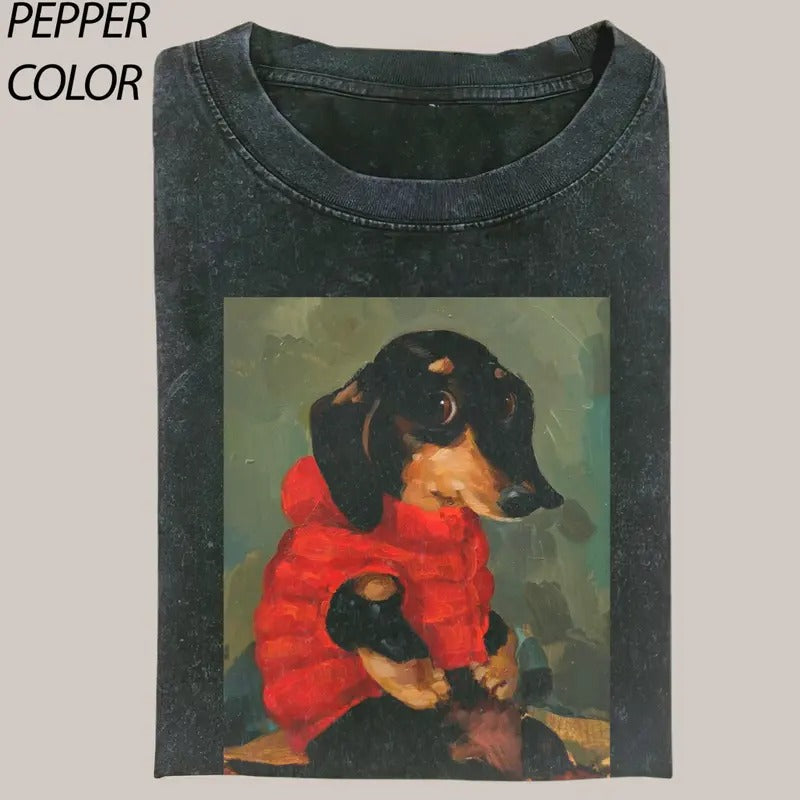 Alison Friend Puppy Puffer Vintage Funny Meme Shirts Vintage Him Her Menswear Top T-Shirts