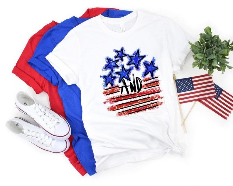 All American Teacher Shirt American Teachers 4th July Teachers Shirt Fourth July Shirts USA Teachers American Flag Teachers T-Shirts