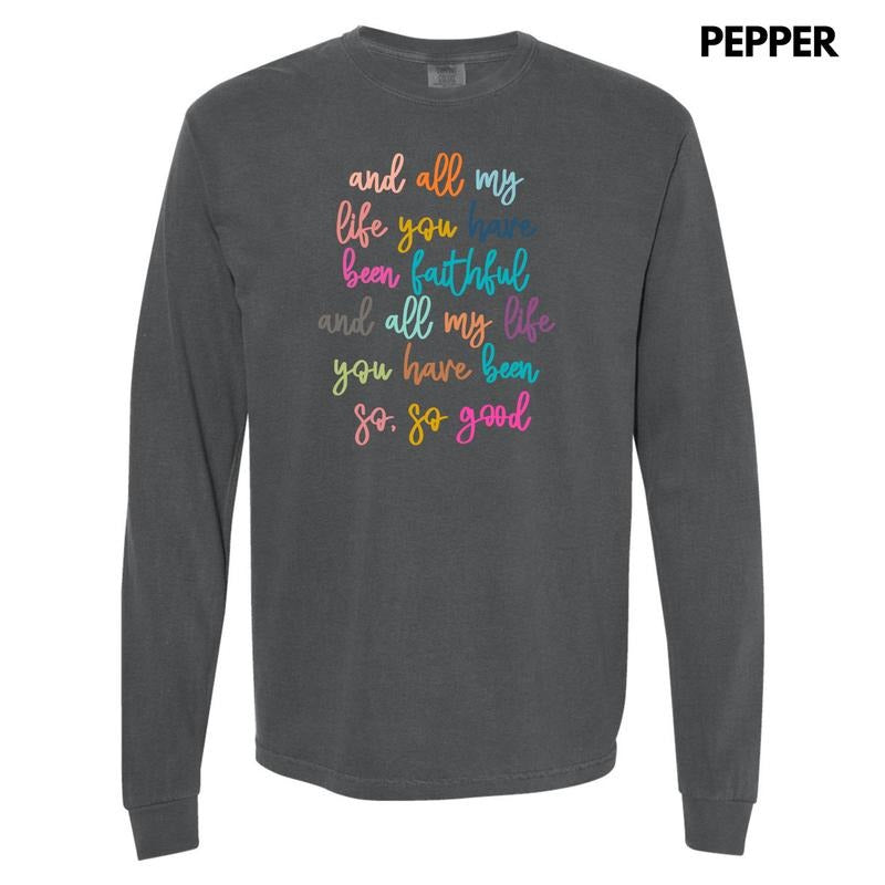 All My Life Long Sleeve Comfort Colors 'NLB' T-Shirts