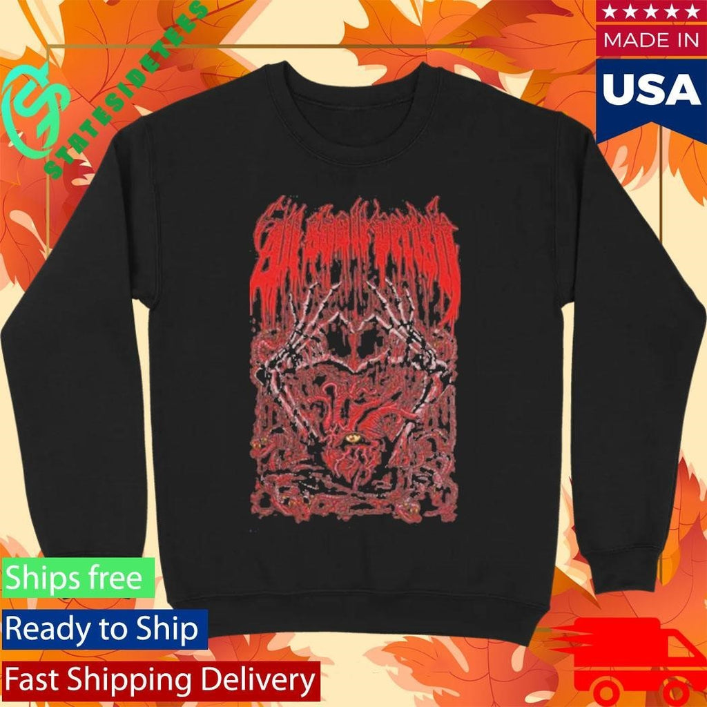 All Shall Perish Two Hearts Shirt Unisex , , , Long Sleeve Tee